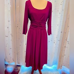 Magenta Flowy Dress